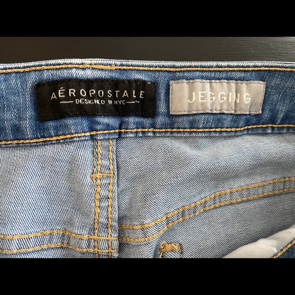 Aeropostale Light Blue Jeggings! 4Regular - Picture 4 of 4